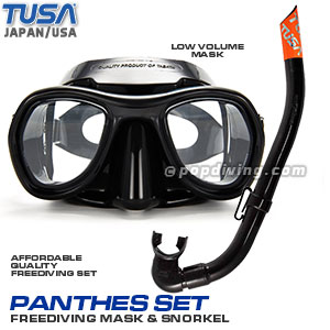 Tusa Imprex 3d Dry Mask Snorkel UC-3325 paket snorkling