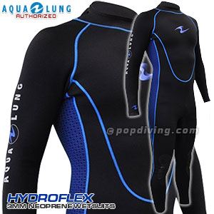Aqualung Hydroflex wetsuit 3mm neoprene